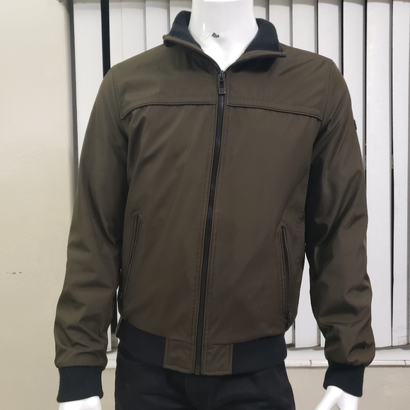 Calvin Klein Olive Green Bomber Jacket 
